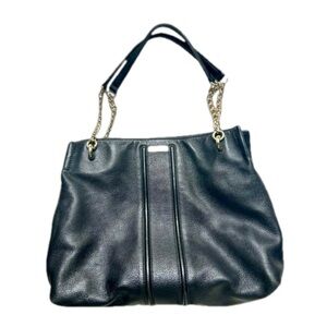 kate spade Parsons Street "Perla" Leather Handbag black chain